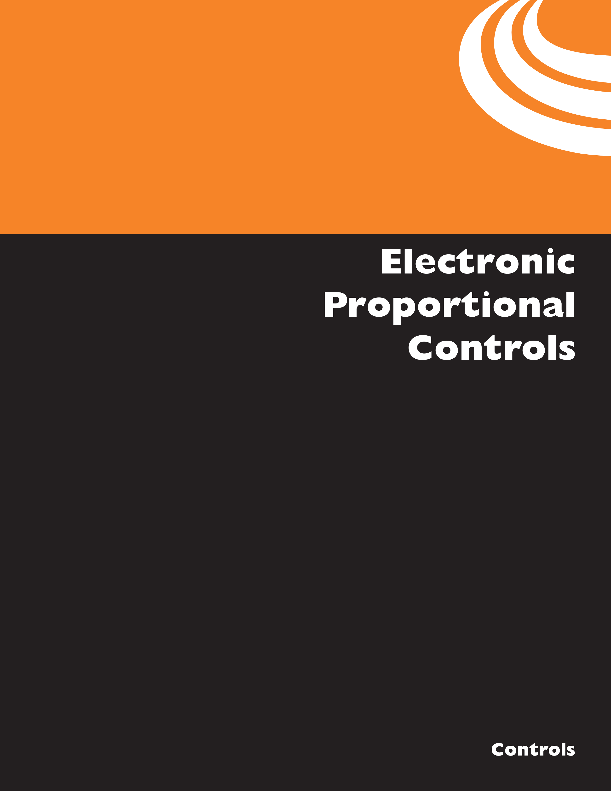 Electronic Proportional Controls Instructor Edition